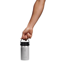 Load image into Gallery viewer, Hydro Flask 20Oz Tumbler Clear Straw Lid White