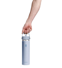 Load image into Gallery viewer, HYDRO FLASK 40OZ TRAVEL TUMBLER CLEAR LID HARBOR BLUE