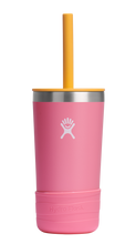 Load image into Gallery viewer, Kids Tumbler With Straw & Boot Dahlia 12oz
