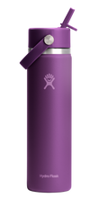 Load image into Gallery viewer, Wide Mouth With Flex Straw Cap Beachplum Purple 24oz