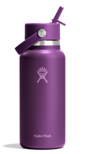Load image into Gallery viewer, Wide Mouth With Flex Straw Cap Beachplum Purple 32oz