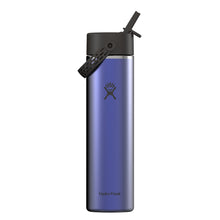 Load image into Gallery viewer, Hydro Flask 24Oz Light Wide Flex Straw Cap Sapphire Blue