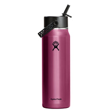 Load image into Gallery viewer, HYDRO FLASK 32OZ LIGHT WIDE FLEX STRAW CAP GARNET RED
