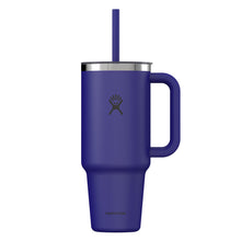Load image into Gallery viewer, HYDRO FLASK 40OZ TRAVEL TUMBLER CLEAR LID CAPRI BLUE