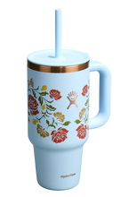 Load image into Gallery viewer, Travel Tumbler Western Light Blue 32oz