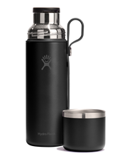 Load image into Gallery viewer, Hot Flask & Cup Black 28oz