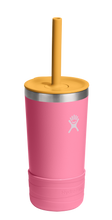 Load image into Gallery viewer, Kids Tumbler With Straw & Boot Dahlia 12oz