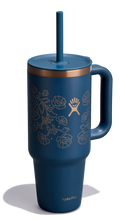 Load image into Gallery viewer, Travel Tumbler Western Dark Blue 40oz