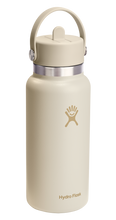 Load image into Gallery viewer, Wide Mouth With Flex Straw Cap Coconut 32oz