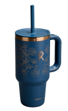 Load image into Gallery viewer, Travel Tumbler Western Dark Blue 32oz