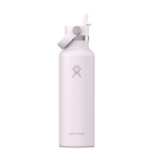 Load image into Gallery viewer, Hydro Flask Stainless Steel Standard Mouth With Flex Straw Cap Cloud Pink - 21oz