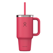 Load image into Gallery viewer, Hydro Flask Stainless Steel Travel Tumbler With Clear Lid Popstar Pink - 32oz