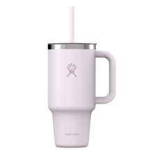 Load image into Gallery viewer, Hydro Flask Stainless Steel Travel Tumbler With Clear Lid Cloud Pink - 32oz