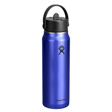 Load image into Gallery viewer, Hydro Flask Stainless Steel Lightweight Wide Mouth With Flex Straw Cap Sapphire Blue - 32 oz