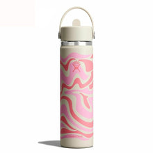 Load image into Gallery viewer, 24 oz Wide Flex Straw Cap - Callie Pink