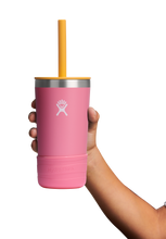 Load image into Gallery viewer, Kids Tumbler With Straw & Boot Dahlia 12oz
