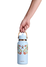 Load image into Gallery viewer, Wide Mouth With Flex Straw Cap Western Light Blue 32oz