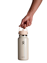 Load image into Gallery viewer, Wide Mouth With Flex Straw Cap Glimmer Cream 32oz