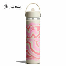 Load image into Gallery viewer, 24 oz Wide Flex Straw Cap - Callie Pink