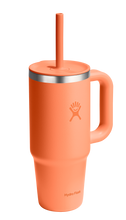 Load image into Gallery viewer, Travel Tumbler Nectar Orange 24oz