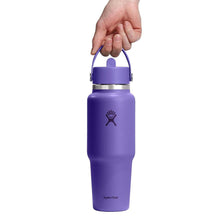 Load image into Gallery viewer, 32 oz Wide Flex Straw Travel Bottle - Utopia Purple