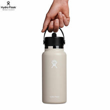 Load image into Gallery viewer, Hydro Flask Stainless Steel Wide Mouth With Flex Straw Cap Oat - 32oz
