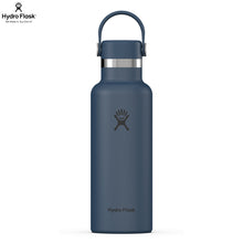 Load image into Gallery viewer, Hydro Flask Stainless Steel Standard Mouth Harbor Blue - 18oz