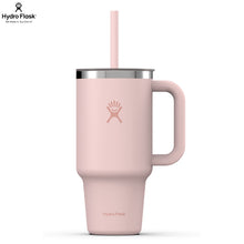 Load image into Gallery viewer, Hydro Flask Stainless Steel Travel Tumbler With Clear Lid Trillium - 32oz