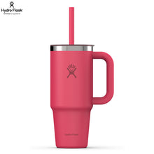 Load image into Gallery viewer, Hydro Flask Stainless Steel Travel Tumbler With Clear Lid Popstar Pink - 24oz