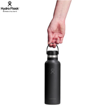 Load image into Gallery viewer, Hydro Flask Stainless Steel Standard Mouth Black 21 oz