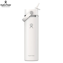 Load image into Gallery viewer, Hydro Flask Stainless Steel Wide Mouth With Flex Straw Cap White - 24 oz