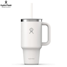 Load image into Gallery viewer, Hydro Flask Stainless Steel Travel Tumbler With Clear Lid White - 32 oz