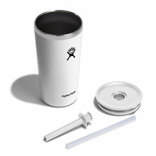 Load image into Gallery viewer, Tumbler With Straw Lid White 20oz