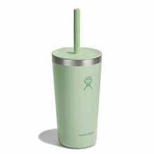 Load image into Gallery viewer, Tumbler With Straw Lid Aloe 20oz
