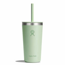 Load image into Gallery viewer, Tumbler With Straw Lid Aloe 20oz