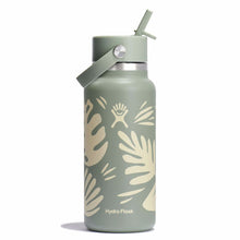 Load image into Gallery viewer, Wide Mouth With Flex Straw Cap Botanical Bliss Agave 32oz