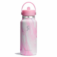 Load image into Gallery viewer, Wide Mouth With Flex Straw Cap Jelly Pink LE 32oz
