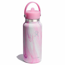 Load image into Gallery viewer, Wide Mouth With Flex Straw Cap Jelly Pink LE 32oz
