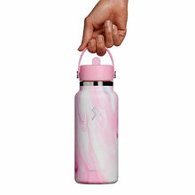 Load image into Gallery viewer, Wide Mouth With Flex Straw Cap Jelly Pink LE 32oz
