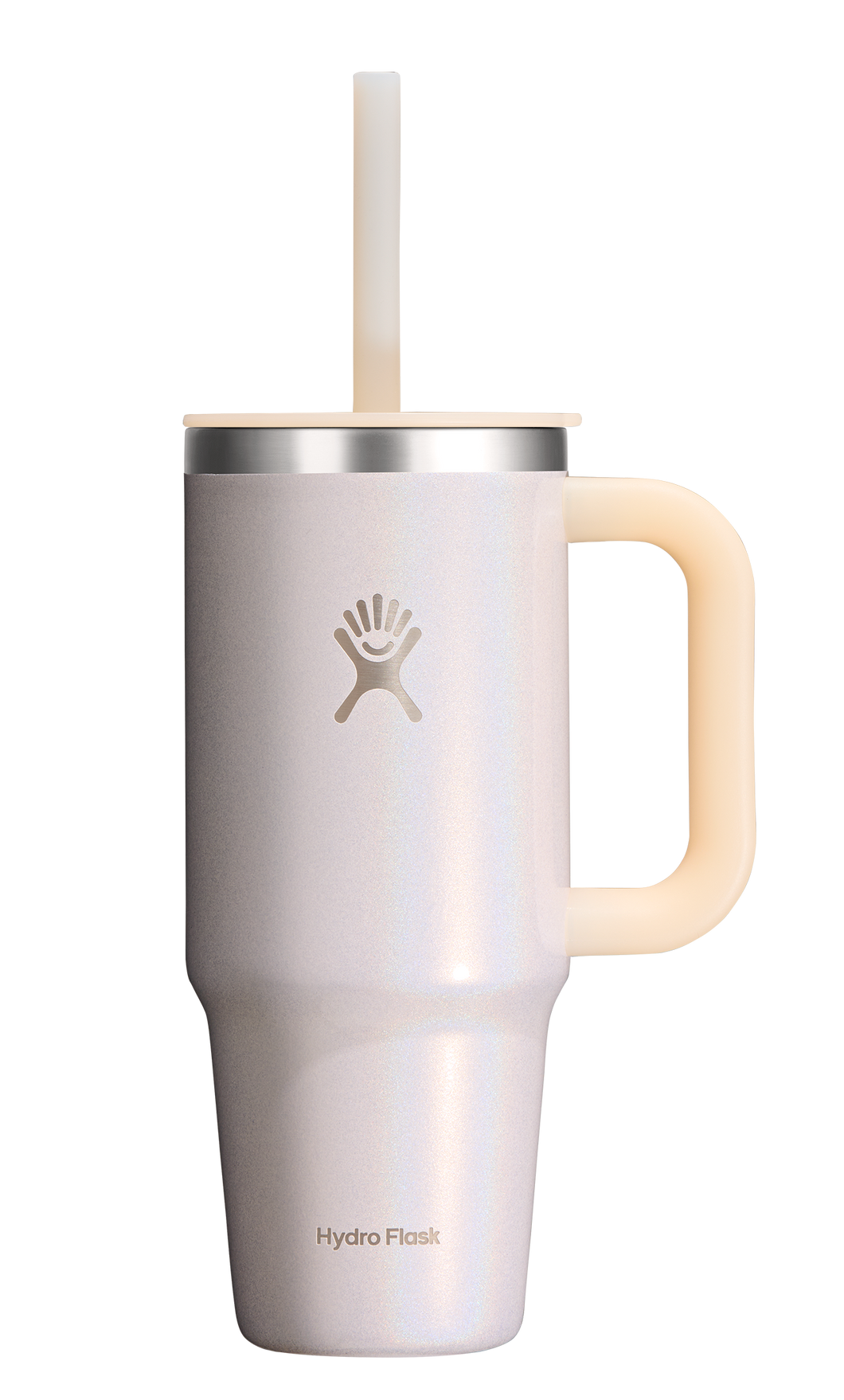 Travel Tumbler Glimmer Cream 24oz