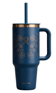 Travel Tumbler Western Dark Blue 40oz