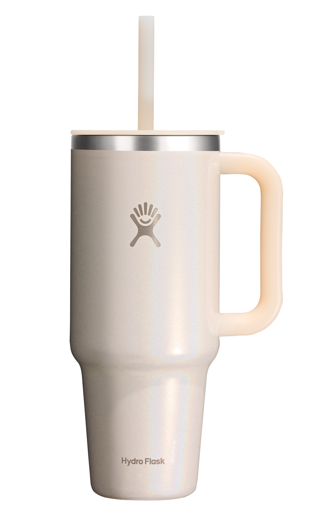 Travel Tumbler Glimmer Cream 40oz