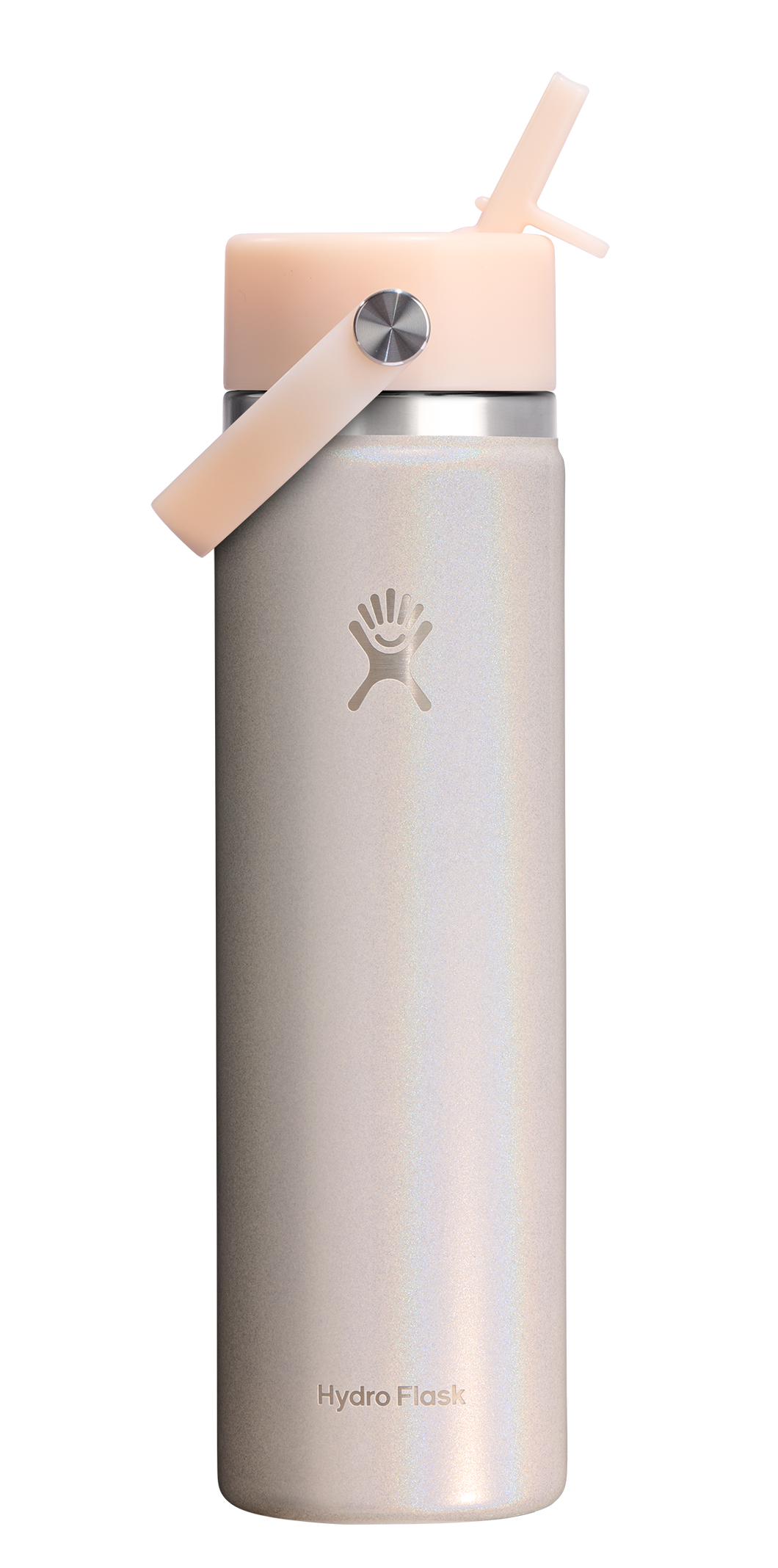 Wide Mouth With Flex Straw Cap Glimmer Cream 24oz