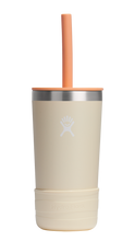 Load image into Gallery viewer, Kids Tumbler With Straw &amp; Boot Coconut 12oz
