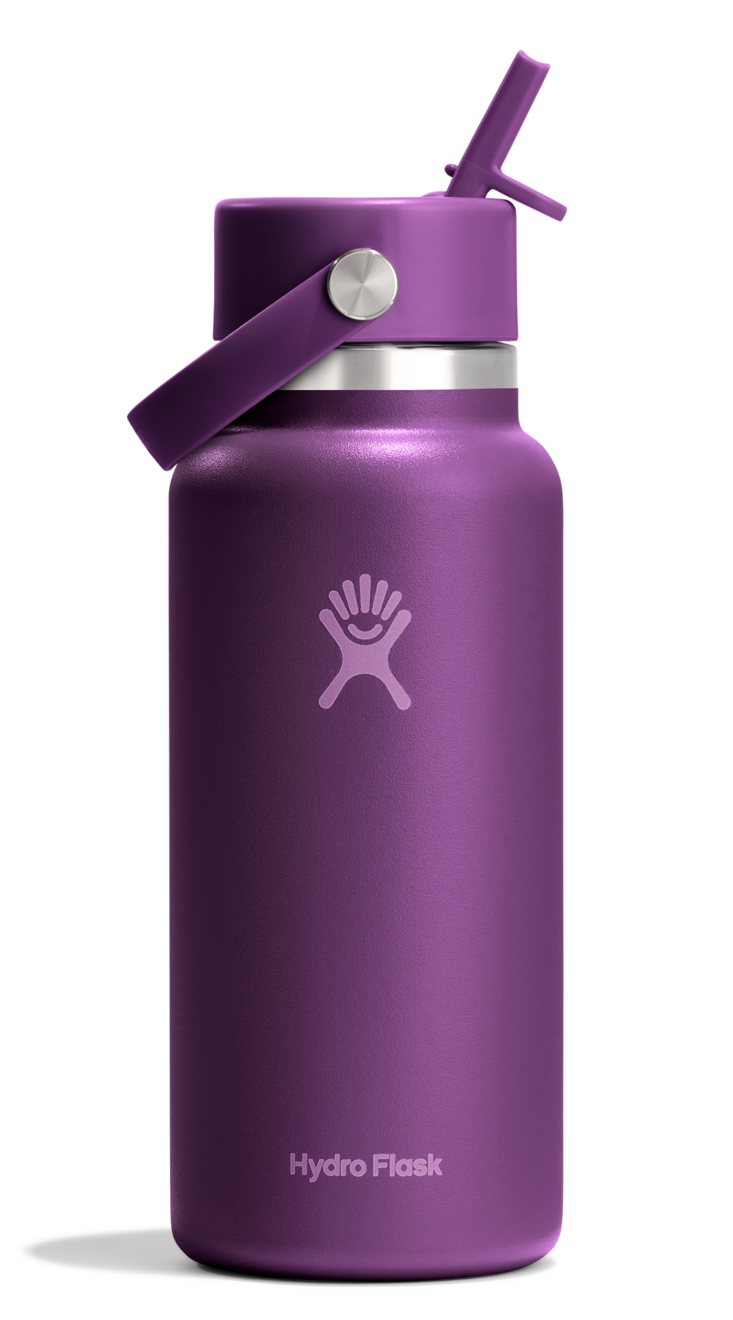 Wide Mouth With Flex Straw Cap Beachplum Purple 32oz