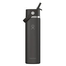 Load image into Gallery viewer, Hydro Flask 24Oz Wide Flex Straw Cap Black
