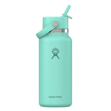 Load image into Gallery viewer, HYDRO FLASK 32OZ WIDE FLEX STRAW CAP MERMAID GREEN
