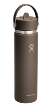 Load image into Gallery viewer, Wide Mouth With Flex Straw Cap Sandpiper 24oz

