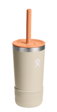 Load image into Gallery viewer, Kids Tumbler With Straw &amp; Boot Coconut 12oz
