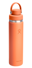 Load image into Gallery viewer, Wide Mouth With Flex Chug Cap Nectar Orange 24oz
